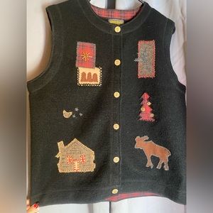 Women’s Woolrich Patch Button up Vest